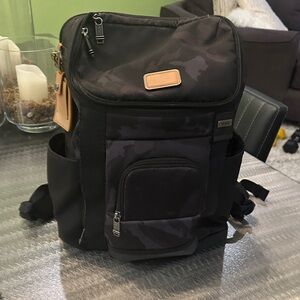Tumi Black Camouflage Backpack